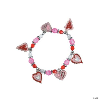 Valentine Heart Charm Bracelet Craft Kit