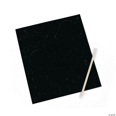 Magic Color Scratch Space Stickers