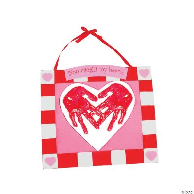 Handprint Heart Keepsake Hanger Craft Kit