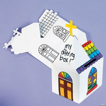 Color Your Own! Prayer/Offering Boxes