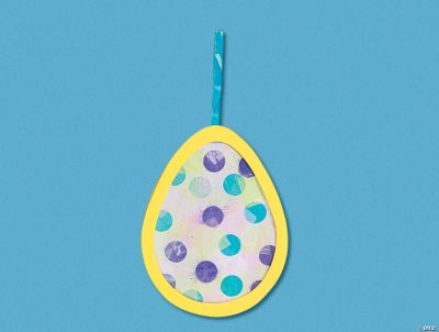 Tissue Paper Easter Egg Craft Kit