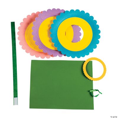 Plate Flower Picture Frame Craft Kit Oriental Trading