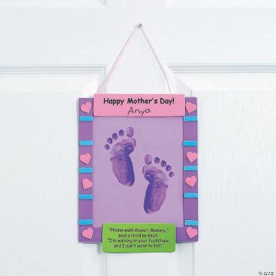 Footprint Mother’s Day Keepsake Banner Craft