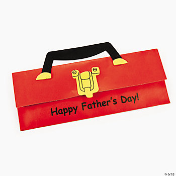 Craft Ideas Dads Birthday on Father S Day Paper Toolbox Card Craft Kit  Novelty Crafts  Crafts For