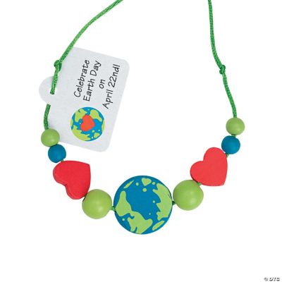 Beaded Earth Day Necklace Craft Kit