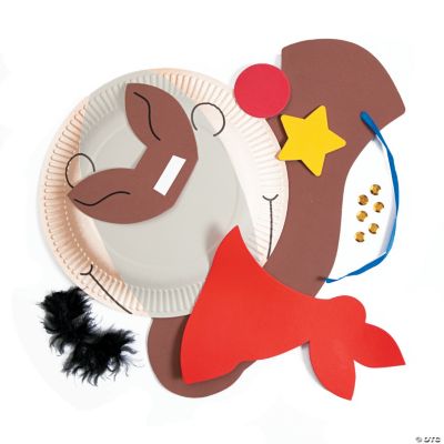 Paper Plate Horse Craft Kit Oriental Trading