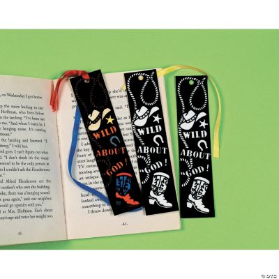Color Your Own Fuzzy Western Bookmarks
