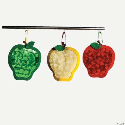 Foam, Acetate And Tissue Paper Apple Craft Kit