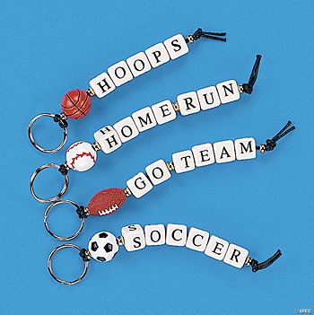 Sport Ball Key Chain Craft Kit