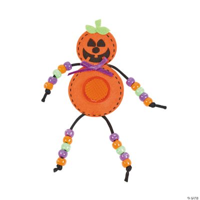 Felt Jack-O’-Lantern Reflector Pin Craft Kit