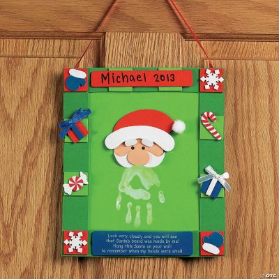 Handprint Santa Hanging Craft Kit