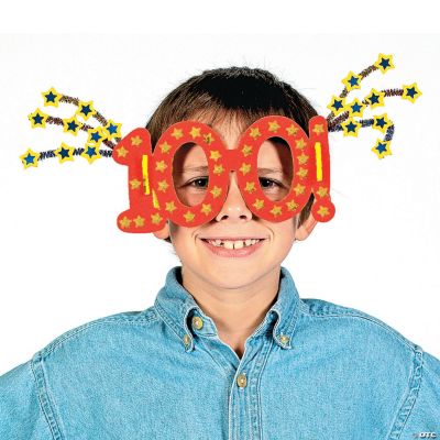 “100th Day Of School” Glasses Craft Kit