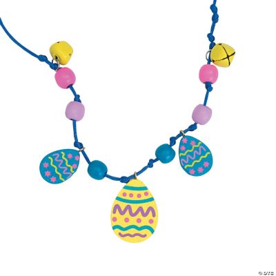 Beaded Easter Egg Necklace Craft Kit