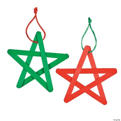 Craft Stick Star Ornament Craft Kit