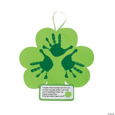 Handprint Shamrock Keepsake Craft Kit