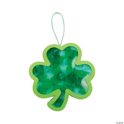 Tissue Paper Shamrock Craft Kit Oriental Trading