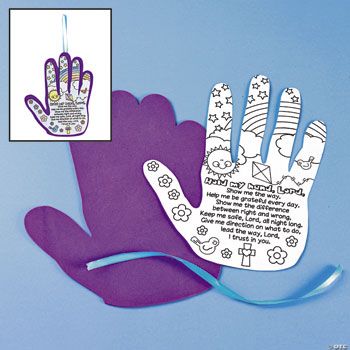 Color Your Own! Inspirational Hand Poems