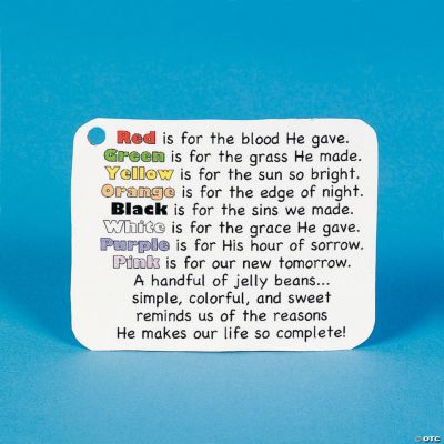 Jelly Bean Prayer Necklace Craft Kit