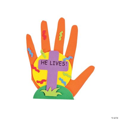 Handprint “He Lives!” Magnet Craft Kit