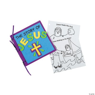 Color Your Own “The Story Of Jesus” Books
