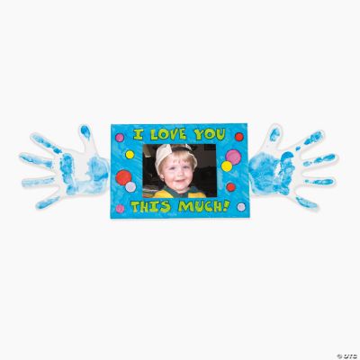 Color Your Own Father’s Day Handprint Photo Frame Card Craft Kit
