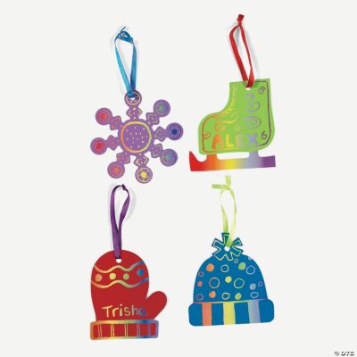 Magic Color Scratch Winter Shapes