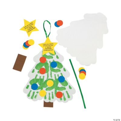 Handprint Christmas Tree Keepsake Craft Kit