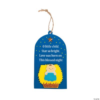 “O Little Child” Shining Star Ornament Craft Kit