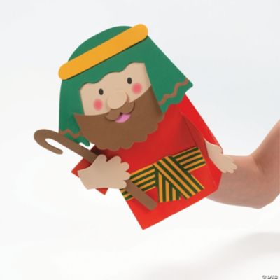 Holy Family Paper Bag Puppets Craft Kit Oriental Trading Discontinued