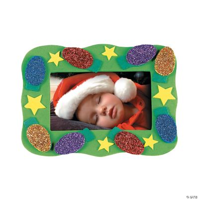 Christmas Bulb Photo Frame Magnet Craft Kit