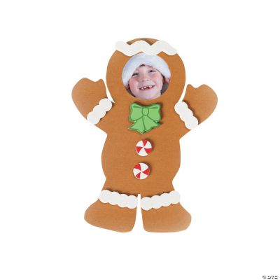 Gingerbread Photo Frame Magnet Craft Kit