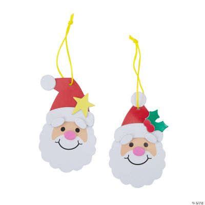 Simple Santa Ornament Craft Kit
