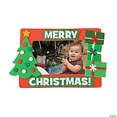 “Merry Christmas” Photo Frame Magnet Craft Kit