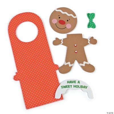 Gingerbread Door Hanger Craft Kit Oriental Trading