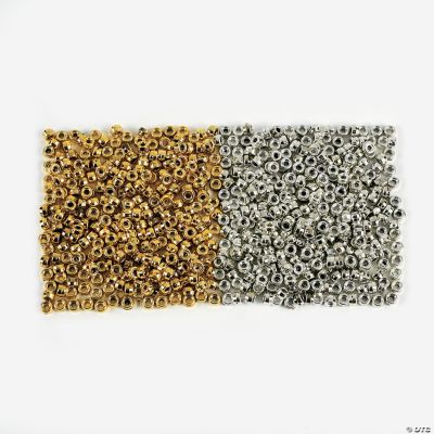 4000 Pc. Gold & Silver Pony Bead Assortment