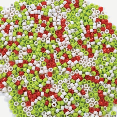 3000 Pc. Christmas Pony Bead Assortment - 3/8
