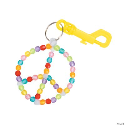 Peace Sign Bag Tag Craft Kit