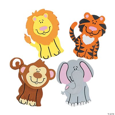 Zoo Animal Magnet Craft Kit