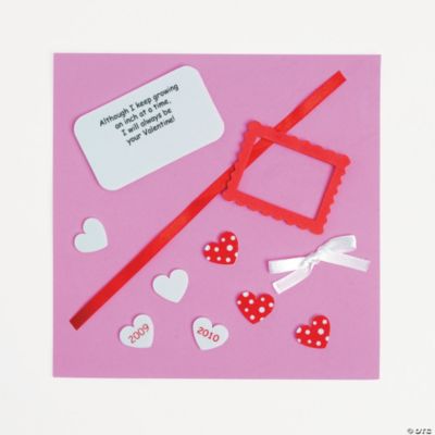 Handprint Valentine Photo Frame Ornament Craft Kit