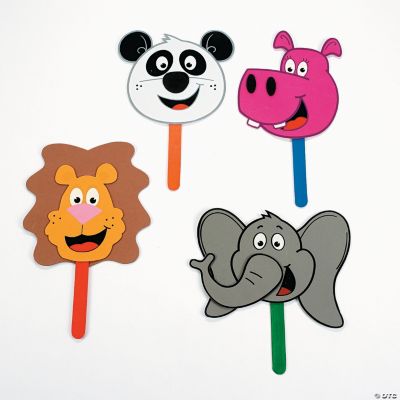 Zoo Animal Fan Craft Kit