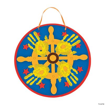 Sea Captain's Wheel Handprint Craft Kit