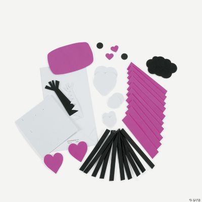 Zebra Valentine Paper Bags Craft Kit