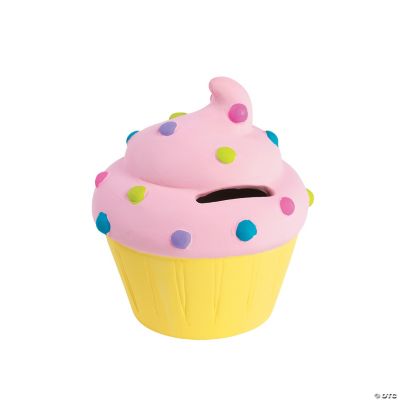 Cupcake Ceramic. Amici Home, 7CN564R, Cupcakes Ceramic Salt and Pepper