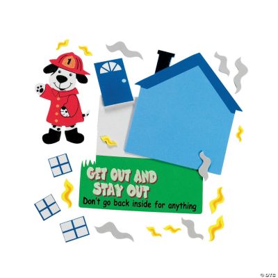 House Fire Safety Craft Kit Oriental Trading Discontinued