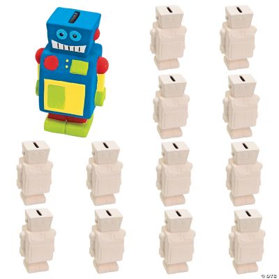 DIY Ceramic Robot Banks