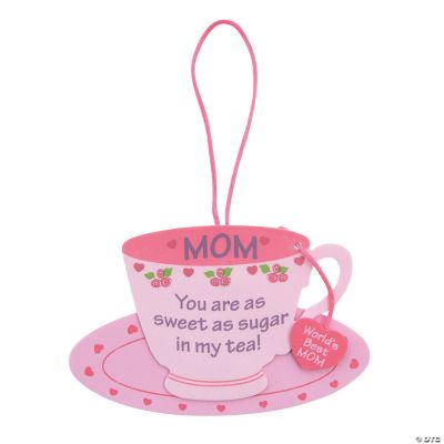 Mom Tea Cup Ornament Craft Kit