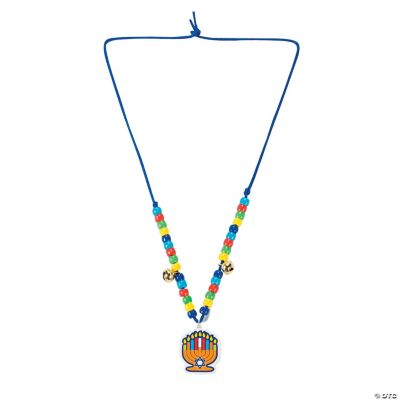 Colorful Hanukkah Necklace Craft Kit