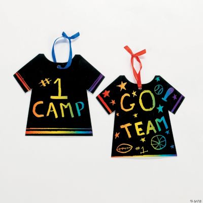 T-Shirt-Shaped Magic Color Scratch Ornaments