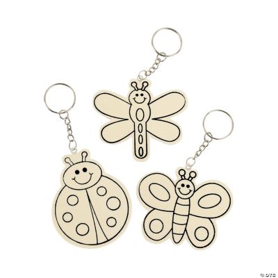 DIY Wood Bug Key Chains