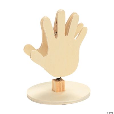 DIY Unfinished Wood Praying Hands Note Holders